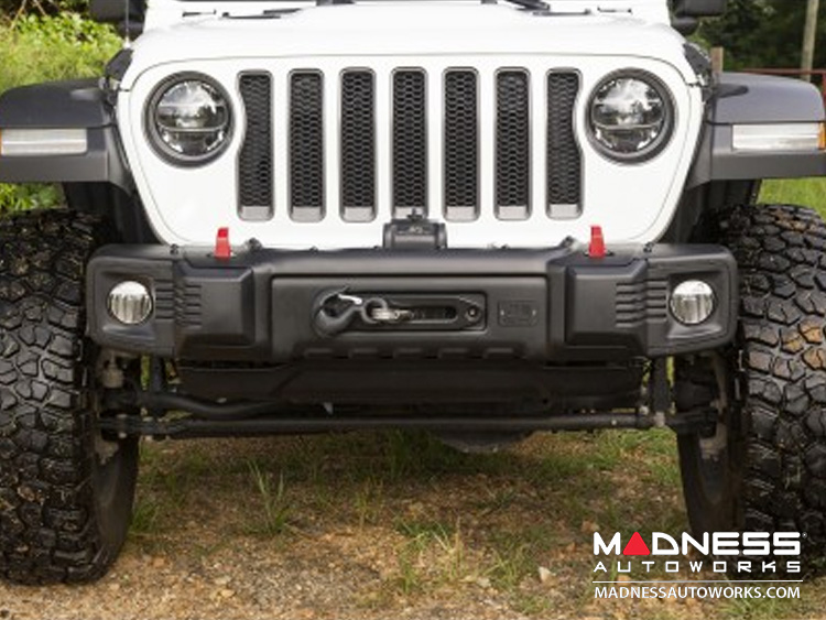 Jeep Wrangler JL Spartacus Stubby Bumper - Front - Black